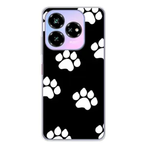 Чехлы с собаками для ZTE Nubia V60 Design (VPrint) (Следы собаки)