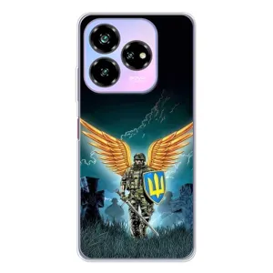 Чехлы с картинкой ЗСУ для ZTE Nubia V60 Design (AlphaPrint) (Солдат ЗСУ)