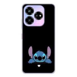 Чехол с принтом Стич на ZTE Nubia V60 Design (Стич на черном)