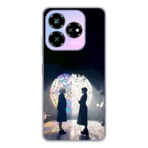 Чехлы Венсдей на ZTE Nubia V60 Design Уэнсдей (AlphaPrint) (Уэнздей и Инид)