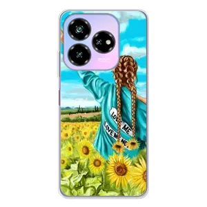 Чехол для Патриота Украины ZTE Nubia V60 Design - (AlphaPrint) (Украиночка)