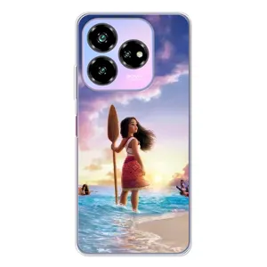 Чехол с мультфильмом Моана ZTE Nubia V60 Design (Моана с веслом)