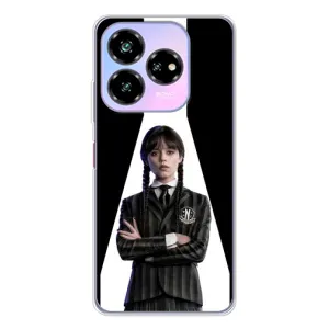 Чехлы Венсдей на ZTE Nubia V60 Design Уэнсдей (AlphaPrint) (W-Wednesday)