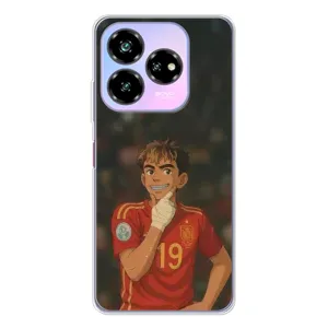 Чехол с футболистом Ламин Ямаль ZTE Nubia V60 Design (Ямаль аниме)