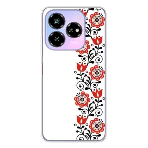 Чехол для Патриота Украины ZTE Nubia V60 Design - (AlphaPrint) (Яркая вишиванка)