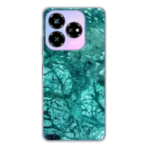 Мраморный чехол на ZTE Nubia V60 Design (VPrint) (Зеленый мрамор)