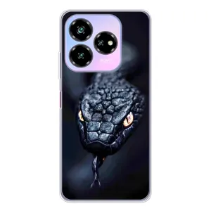 Чехол с картинкой «Хищники» для ZTE Nubia V60 Design (Черная змея)