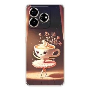 Чохол з мемом Тралалело тралала на ZTE Nubia V60 (Балерина капучина)