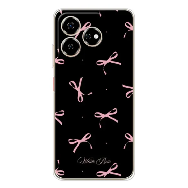 Чехол с принтом «Банты на черном» для ZTE Nubia V60 Чехол с принтом «Банты на черном» для ZTE Nubia V60