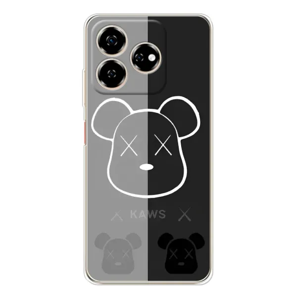 Чехол с принтом «БеарБрик глаза» для ZTE Nubia V60