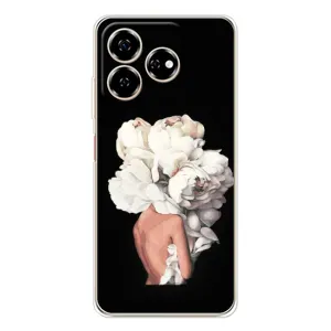 Чехлы (ART) Цветы на ZTE Nubia V60 (VPrint) (Білі квіти)