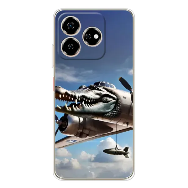 Чехол с принтом «Бомбардиро крокодило» для ZTE Nubia V60