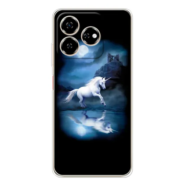 Чехол с принтом «Единорог» для ZTE Nubia V60