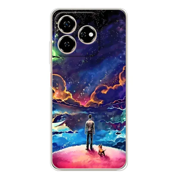 Чехол с принтом «Галактический вид» для ZTE Nubia V60