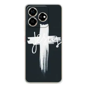 Чехол для ZTE Nubia V60 (AlphaPrint) - (Христианские) (Иисус)
