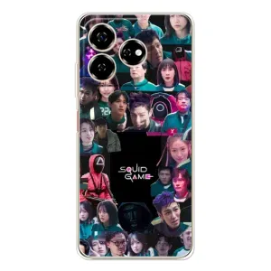 Чохол Гра в кальмара для ZTE Nubia V60 (Колаж Гра кальмара)