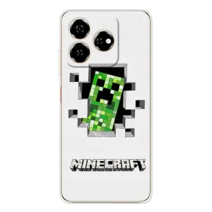 Чохол Майнкрафт на ZTE Nubia V60 (AlphaPrint) Minecraft (кріпер Майнкрафт)