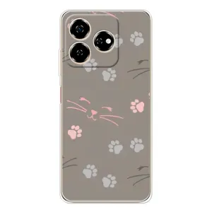 Чохол з малюнком кіт на ZTE Nubia V60 (Лапи і вуса)