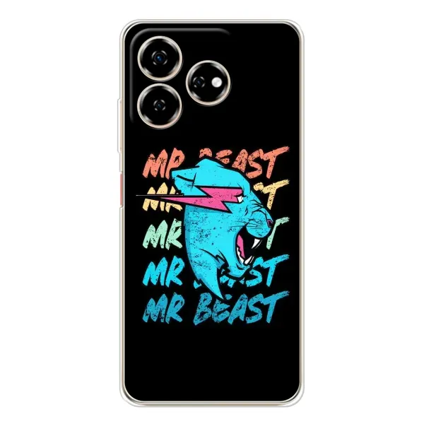 Чехол с принтом «logo Mr beast» для ZTE Nubia V60