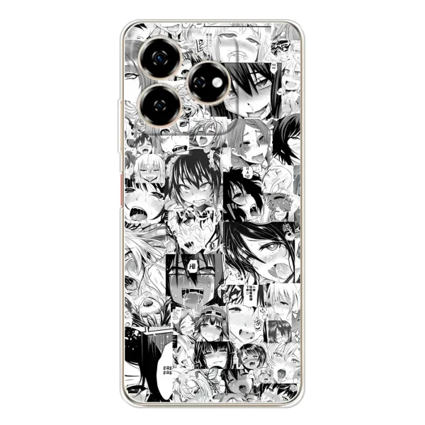 Чехол с принтом «Ahegao manga» для ZTE Nubia V60