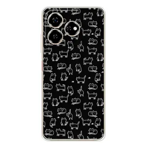 Чохол з принтом для ZTE Nubia V60 (AlphaPrint) Модні коти (Маленькі котики)