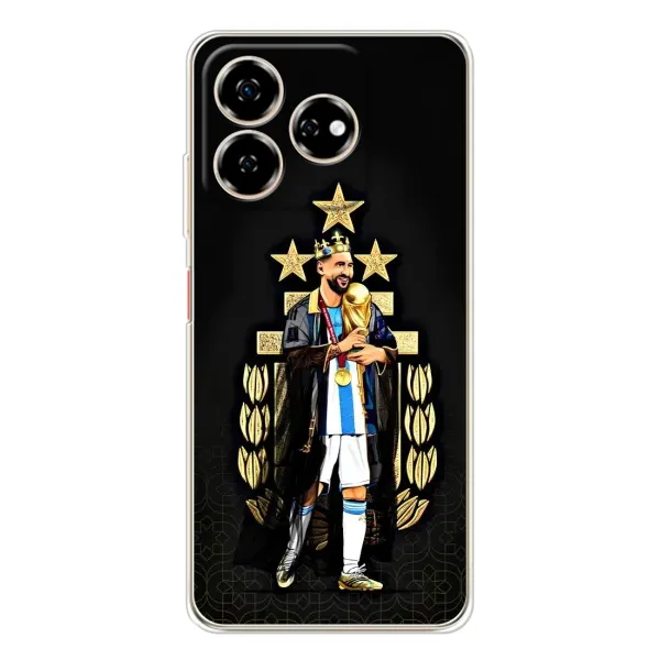 Чехол с принтом «Месси Король» для ZTE Nubia V60
