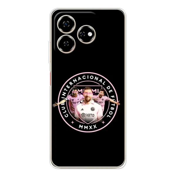 Чехол с принтом «Месси в лого» для ZTE Nubia V60