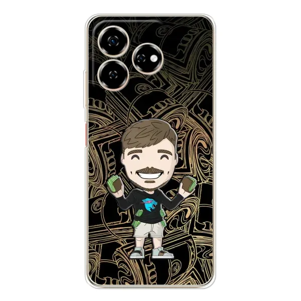 Чехол с принтом «Mister Beast» для ZTE Nubia V60