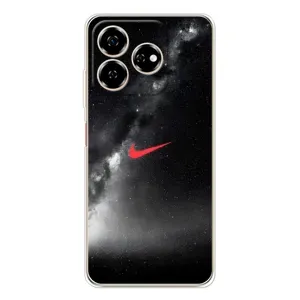 Чохол для ZTE Nubia V60 - з принтом Найк (AlphaPrint) (Найк червоний)