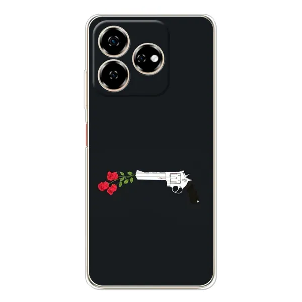 Чехол с принтом «Неожиданные цветы» для ZTE Nubia V60