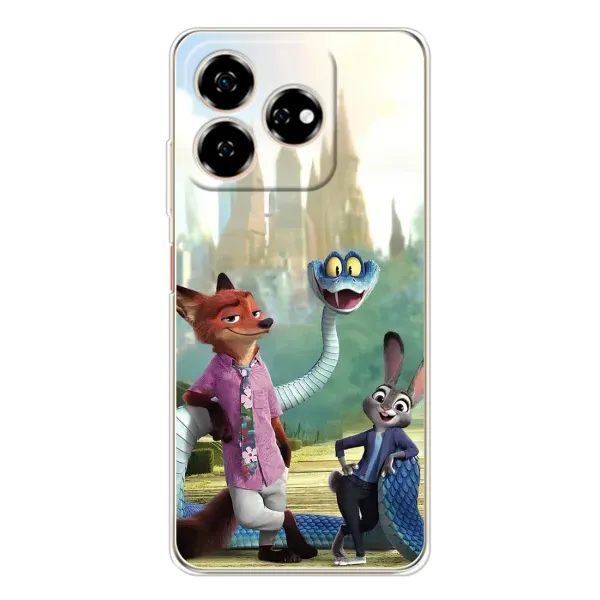 Чохол з принтом «Герої мультфільму Зоотрополіс» для ZTE Nubia V60 Чохол з принтом «Герої мультфільму Зоотрополіс» для ZTE Nubia V60