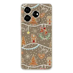 Новорічні, Святкові Чохли для ZTE Nubia V60 - 2024 год (Новорічні пряники)