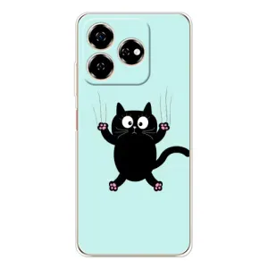 Чохол з принтом для ZTE Nubia V60 (AlphaPrint) Модні коти (Падаючий кіт)