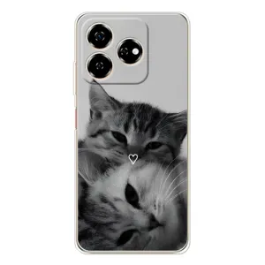 Чохол з малюнком кіт на ZTE Nubia V60 (Пара котів)