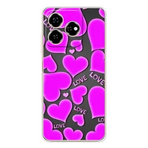 Чехлы для любимой на Нубиа В60 (VPrint) (Pink hearts)