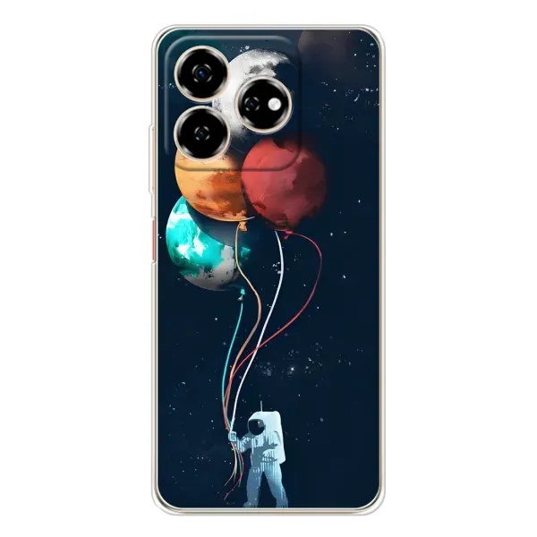 Чехол с принтом «Планеты шарики» для ZTE Nubia V60