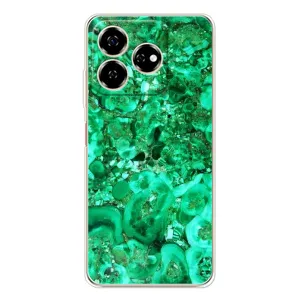 Мраморний чехол на ZTE Nubia V60 (VPrint) (Салатовий Мрамор)