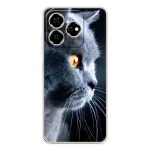 Чохли з Котиками для ZTE Nubia V60 (VPrint) (Сірий Кіт)