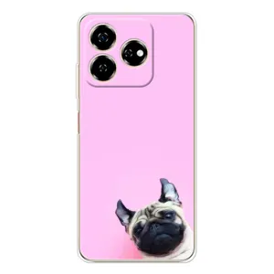 Чехлы с собаками для ZTE Nubia V60 (VPrint) (Смешная собака)