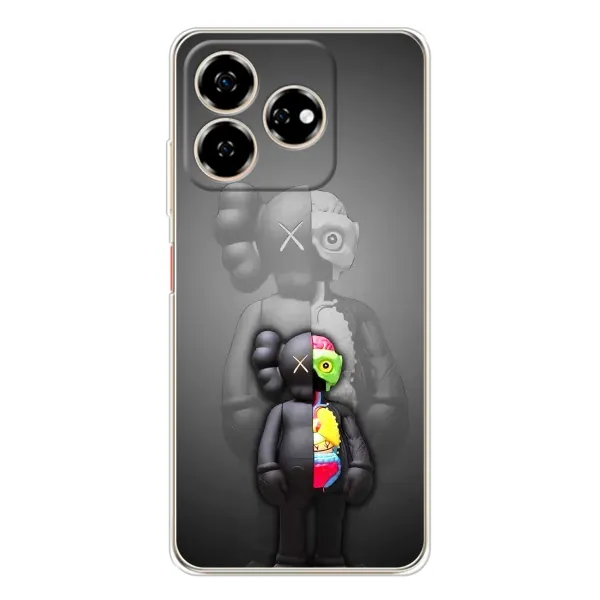 Чехол с принтом «Тело Bearbrick» для ZTE Nubia V60