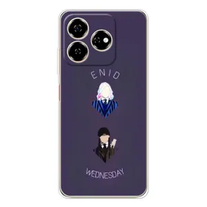 Чехлы Венсдей на ZTE Nubia V60 Уэнсдей (AlphaPrint) (Уэнздей и подруга)