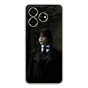 Чехол с дизайном Венздей 2 на ZTE Nubia V60 (Темный стиль Уэнздей)