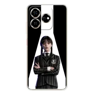 Чехлы Венсдей на ZTE Nubia V60 Уэнсдей (AlphaPrint) (W-Wednesday)