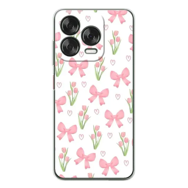 Чехол с принтом «Банты и цветы» для ZTE Nubia V70 Design