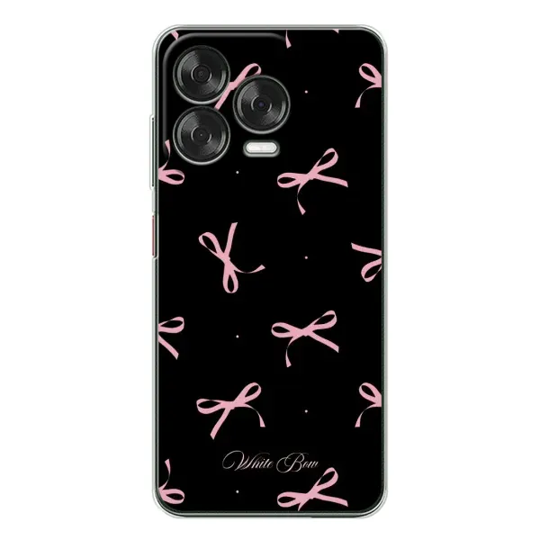 Чехол с принтом «Банты на черном» для ZTE Nubia V70 Design