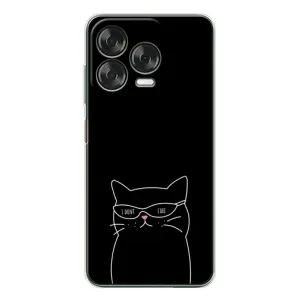 Чохол з малюнком кіт на ZTE Nubia V70 Design (Байдужий кіт)