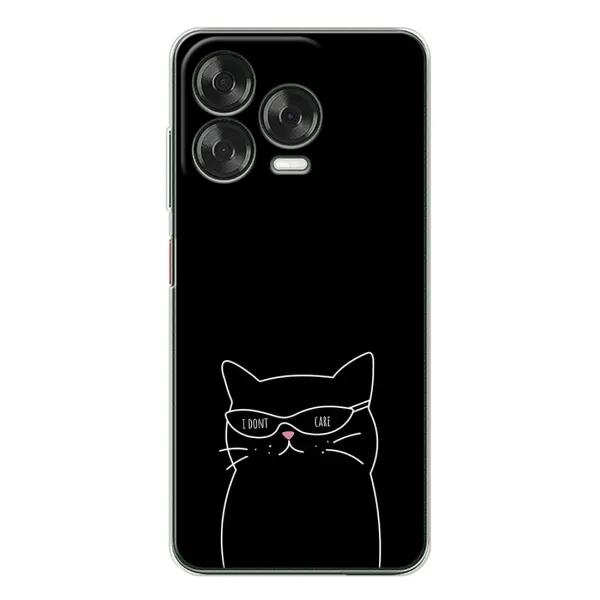 Чехол с принтом «Равнодушный кот» для ZTE Nubia V70 Design