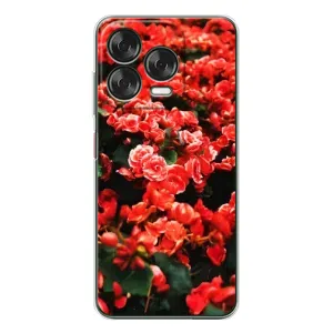 Чохли з квітами для ZTE Nubia V70 Design (VPrint) (Квіти червоні)