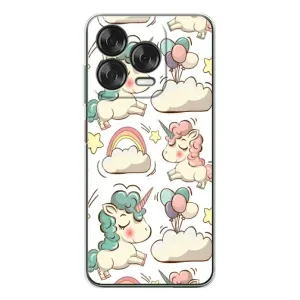 Чохол для Нубія В70 Дезігн - (Єдинорожки - Новинки) (AlphaPrint) (Єдиноріжки)