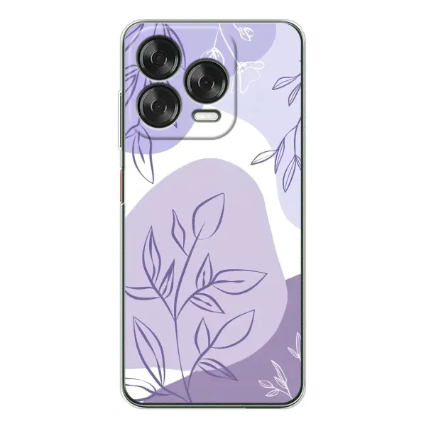Чохол з принтом «Фіолетове листя абстракція» для ZTE Nubia V70 Design